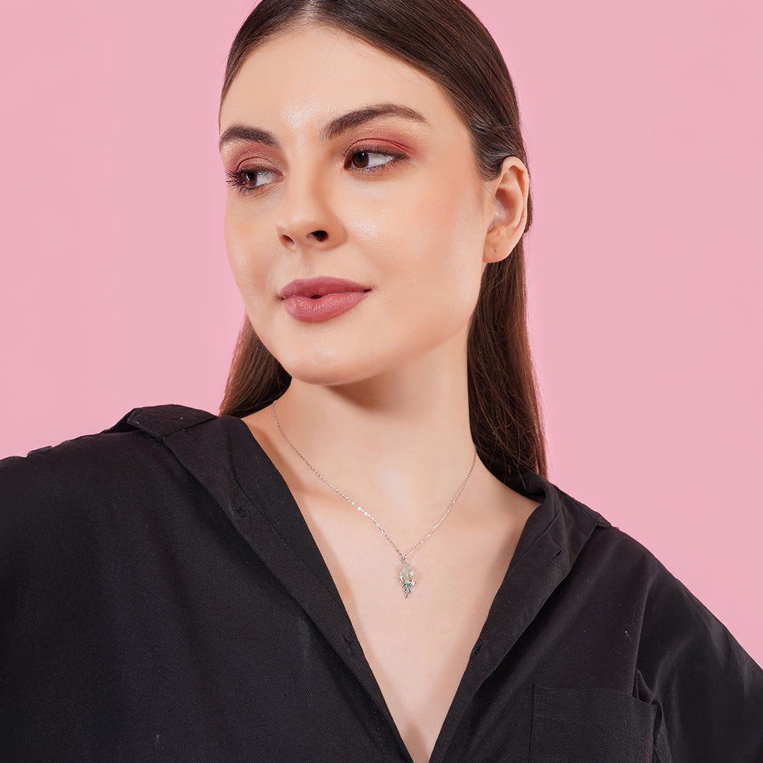 Chirpy Silver Pendant