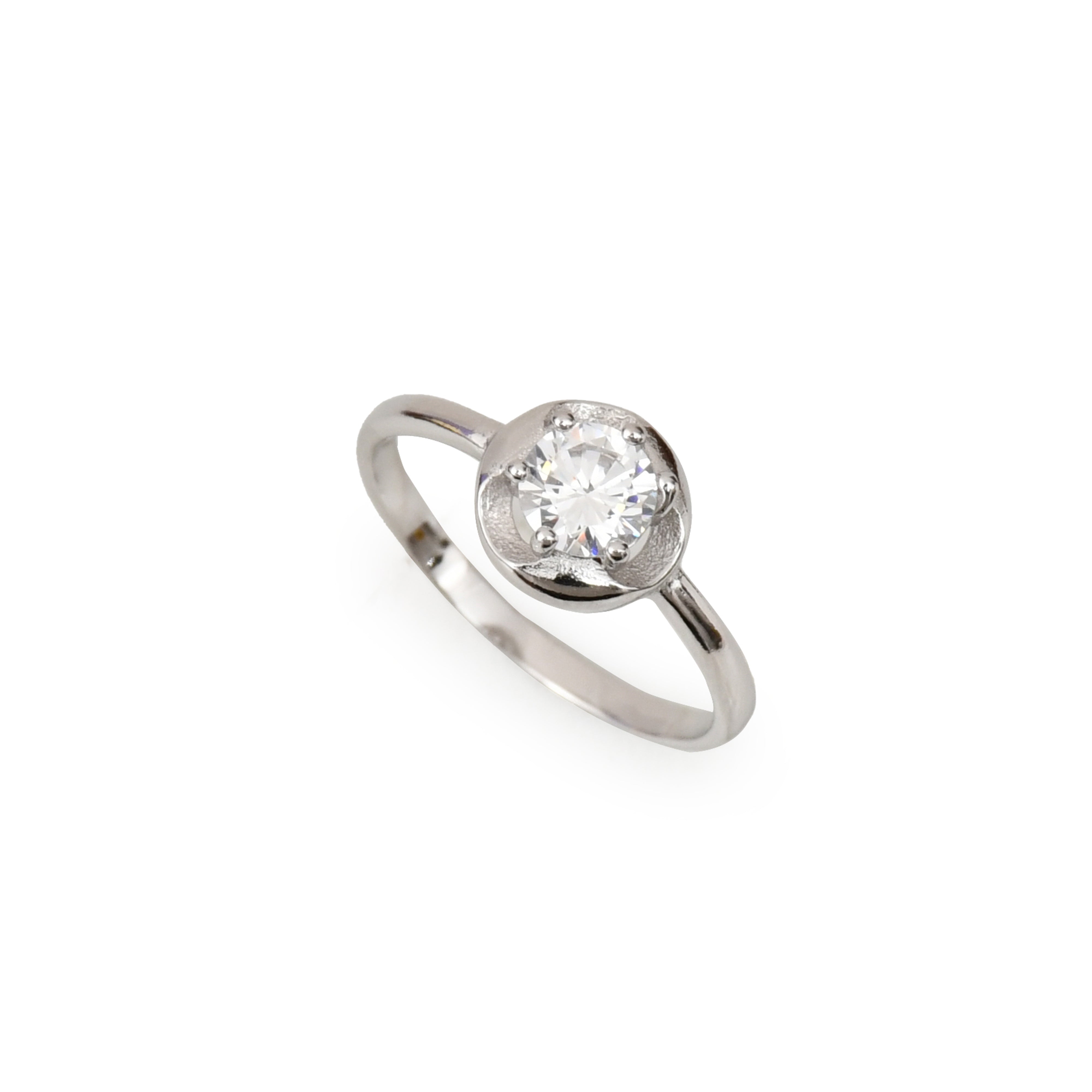 Luna Solitaire Ring