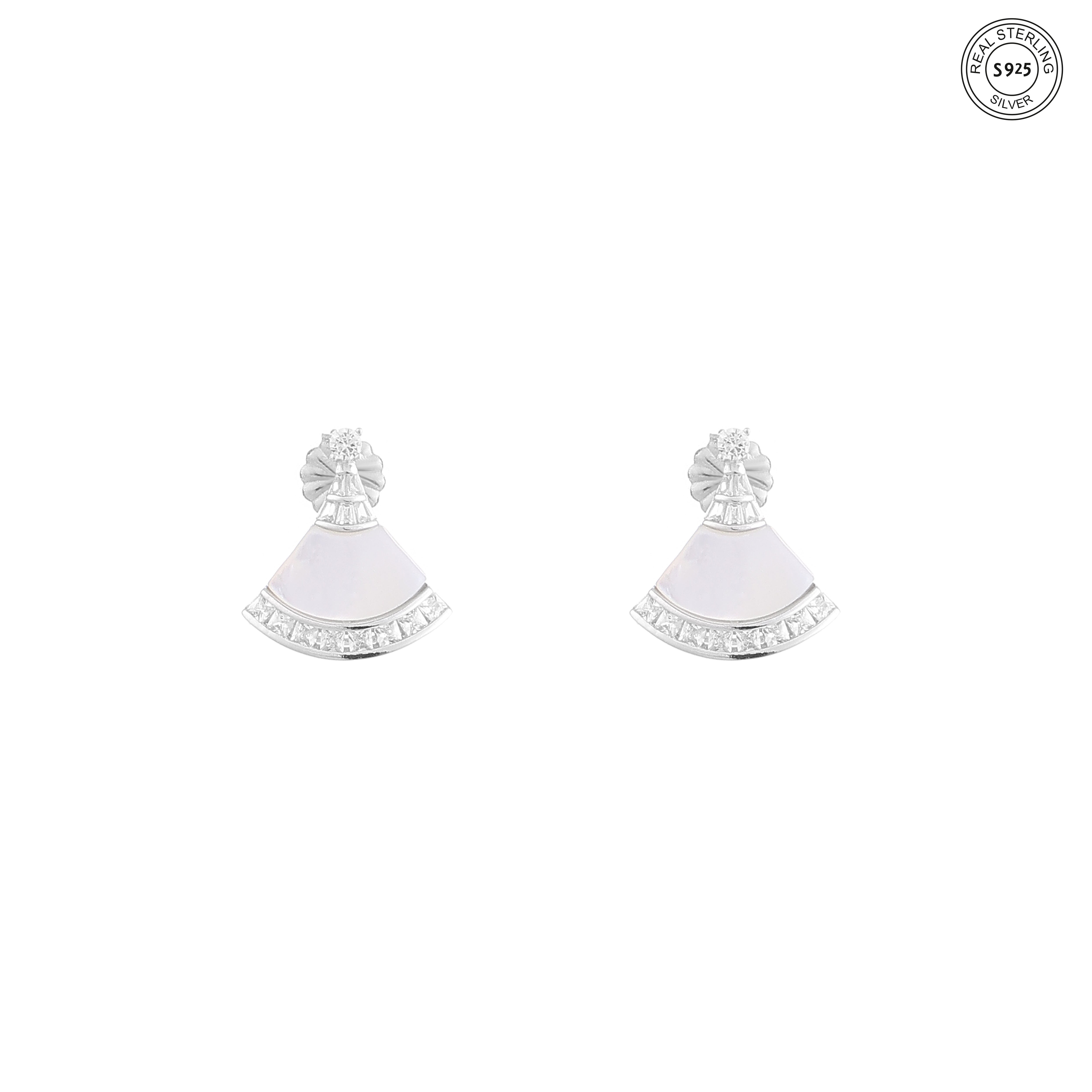 Luna Arc Silver Drops