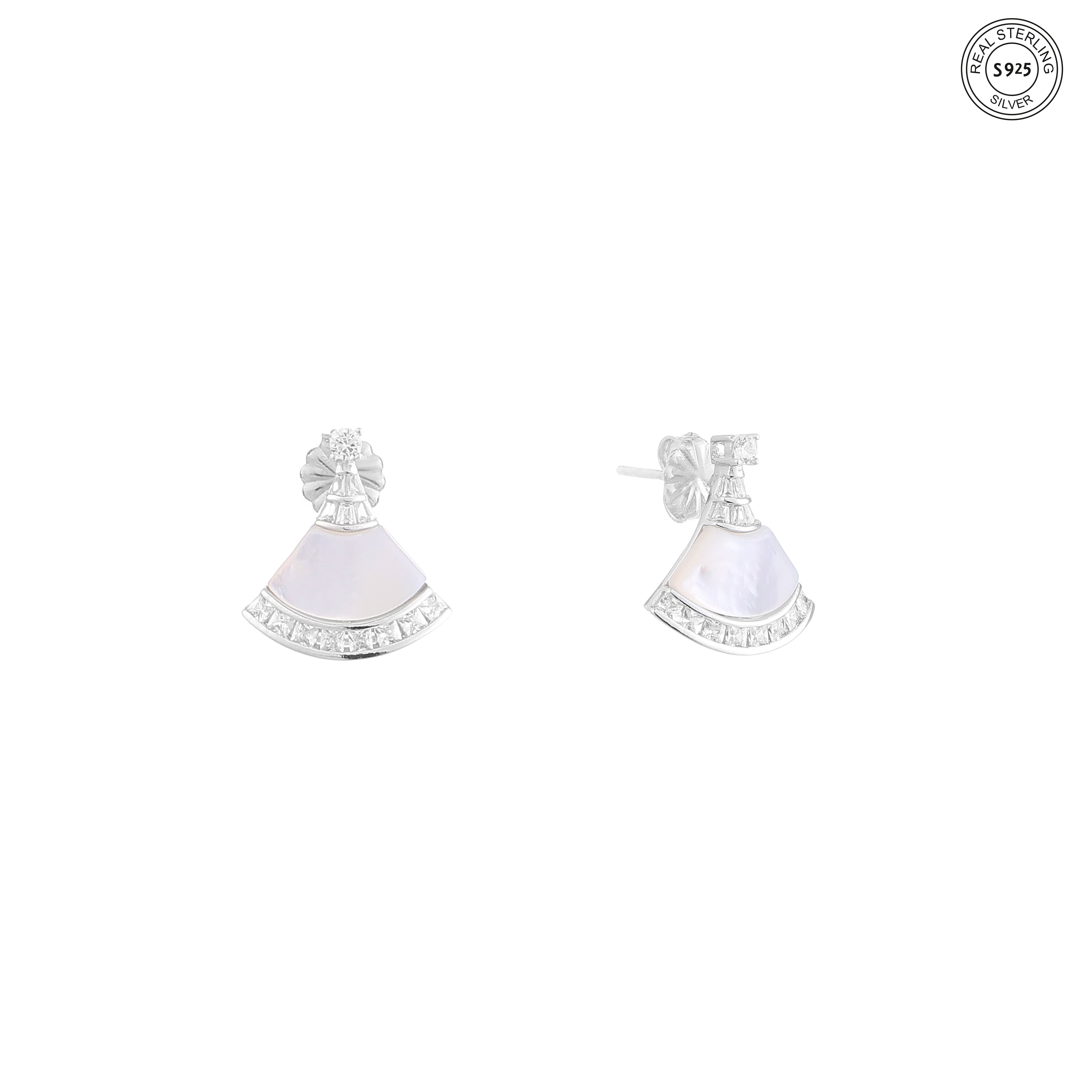 Luna Arc Silver Drops