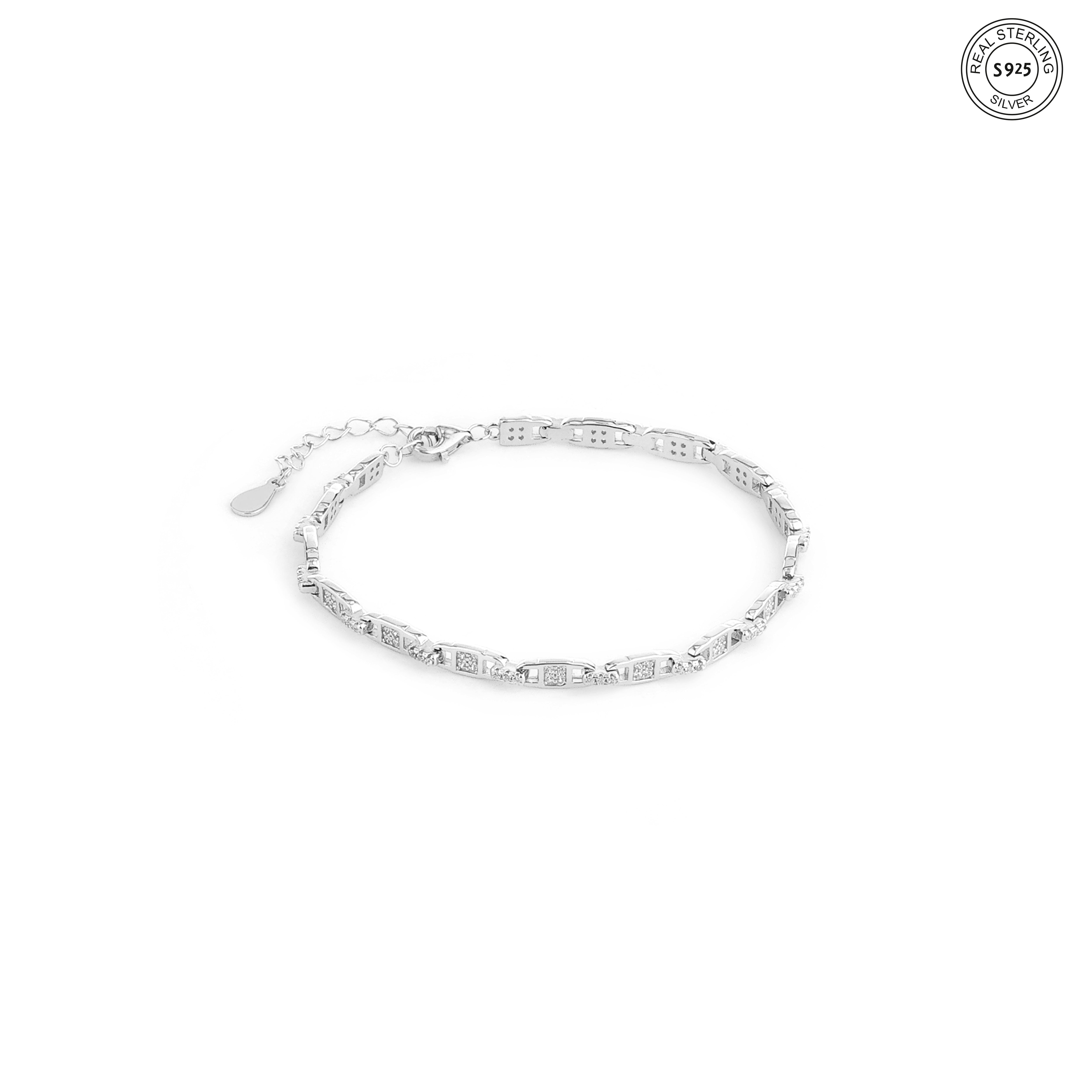 Lumi Link Silver Bracelet