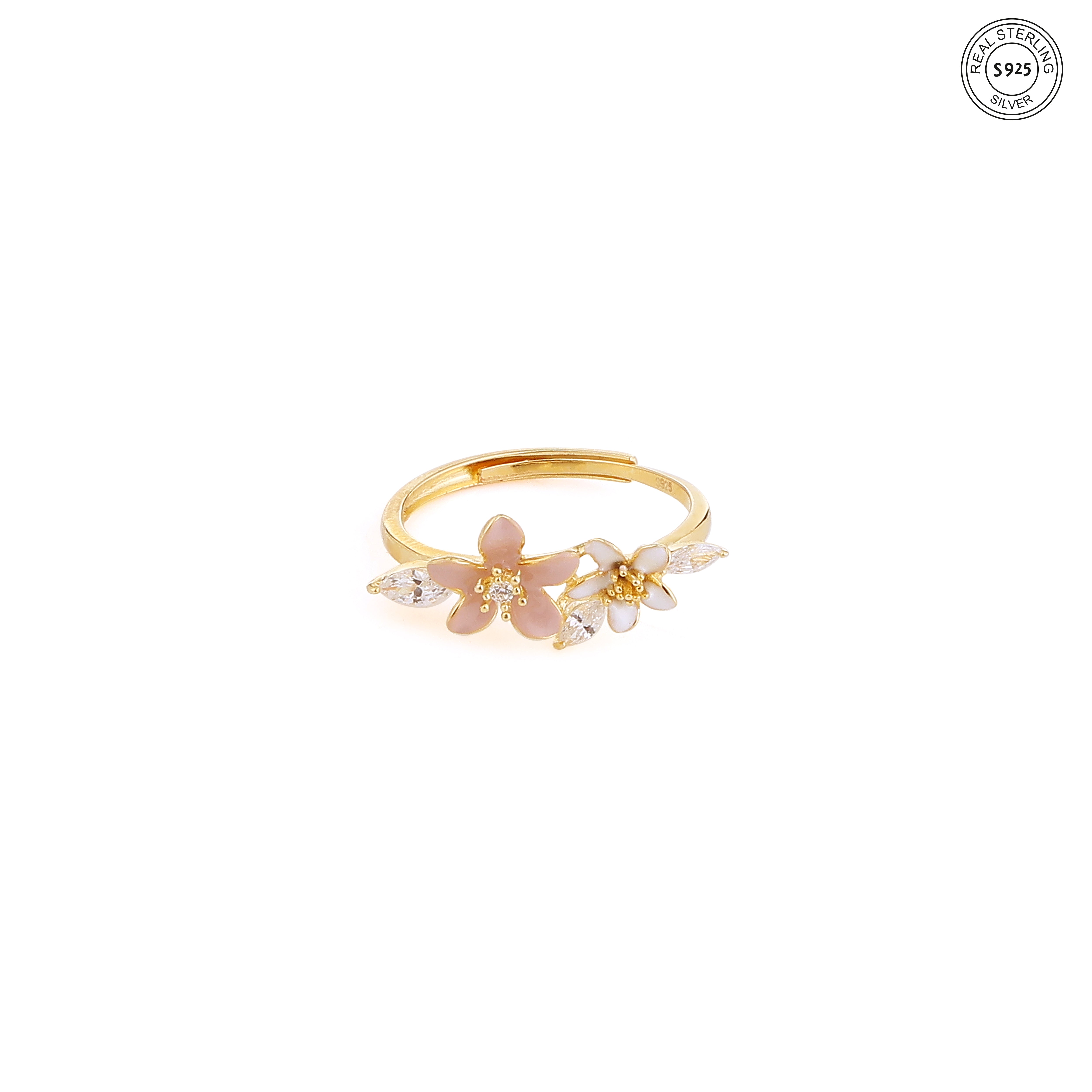 Petal Grace Silver Ring