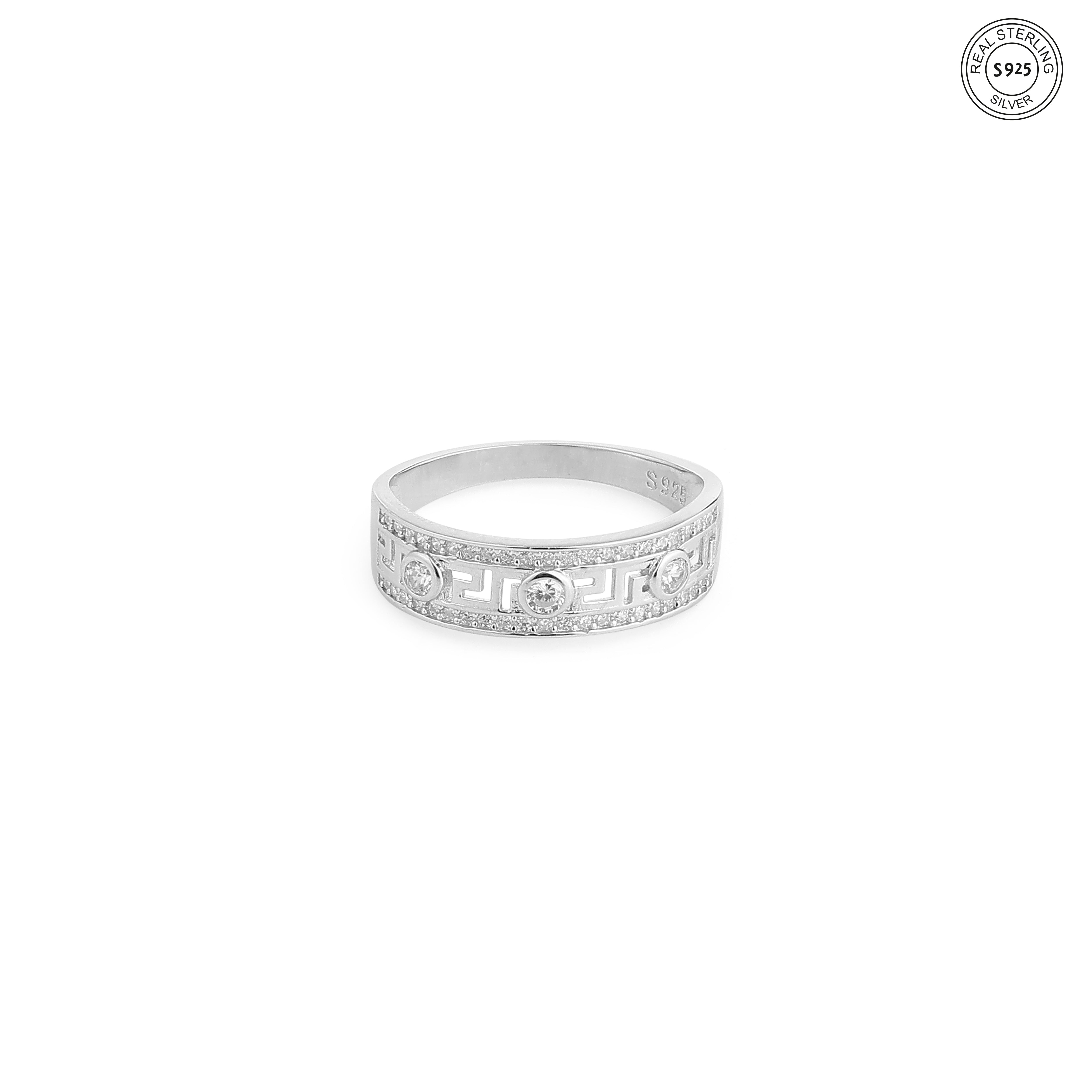 Royal Edge Silver Ring