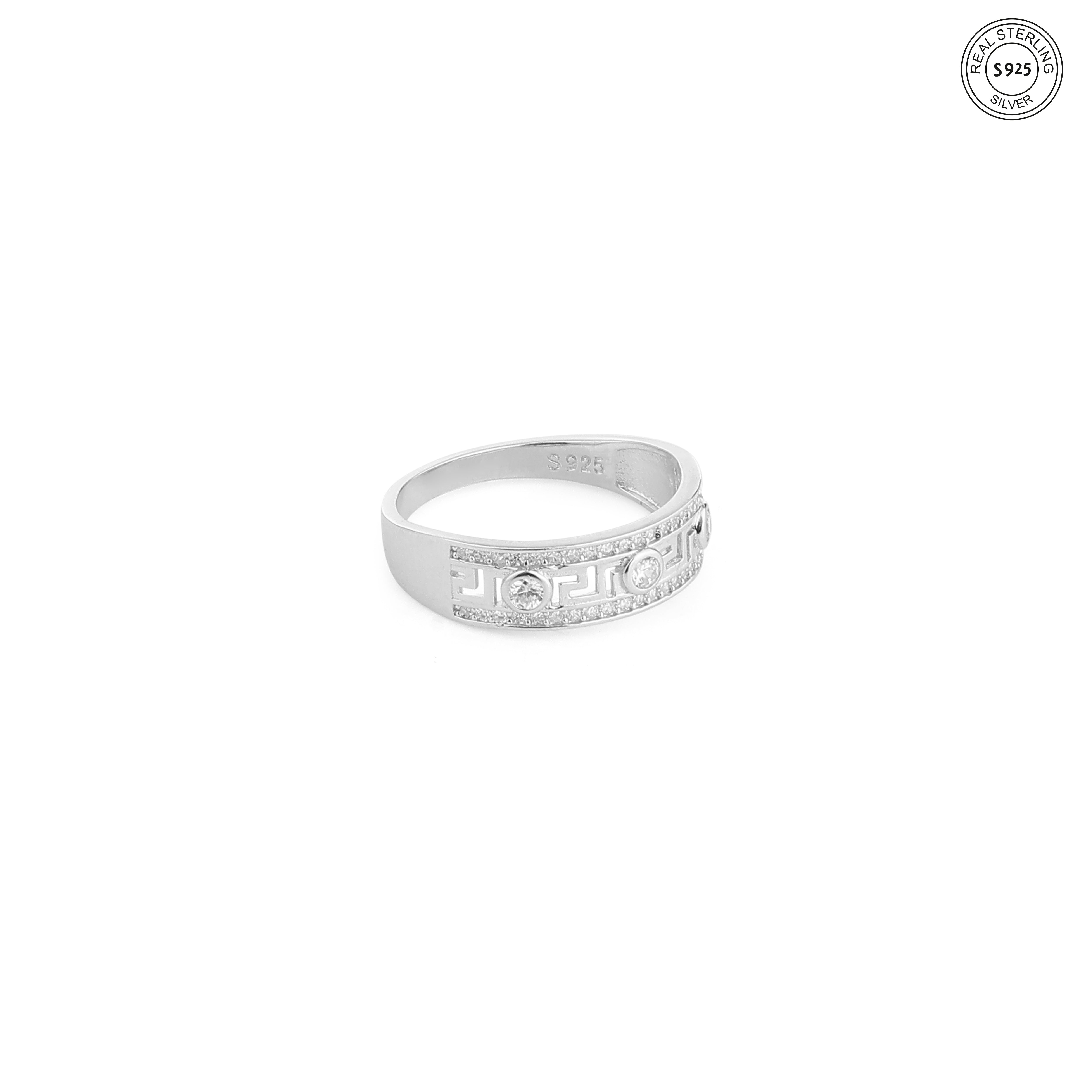 Royal Edge Silver Ring