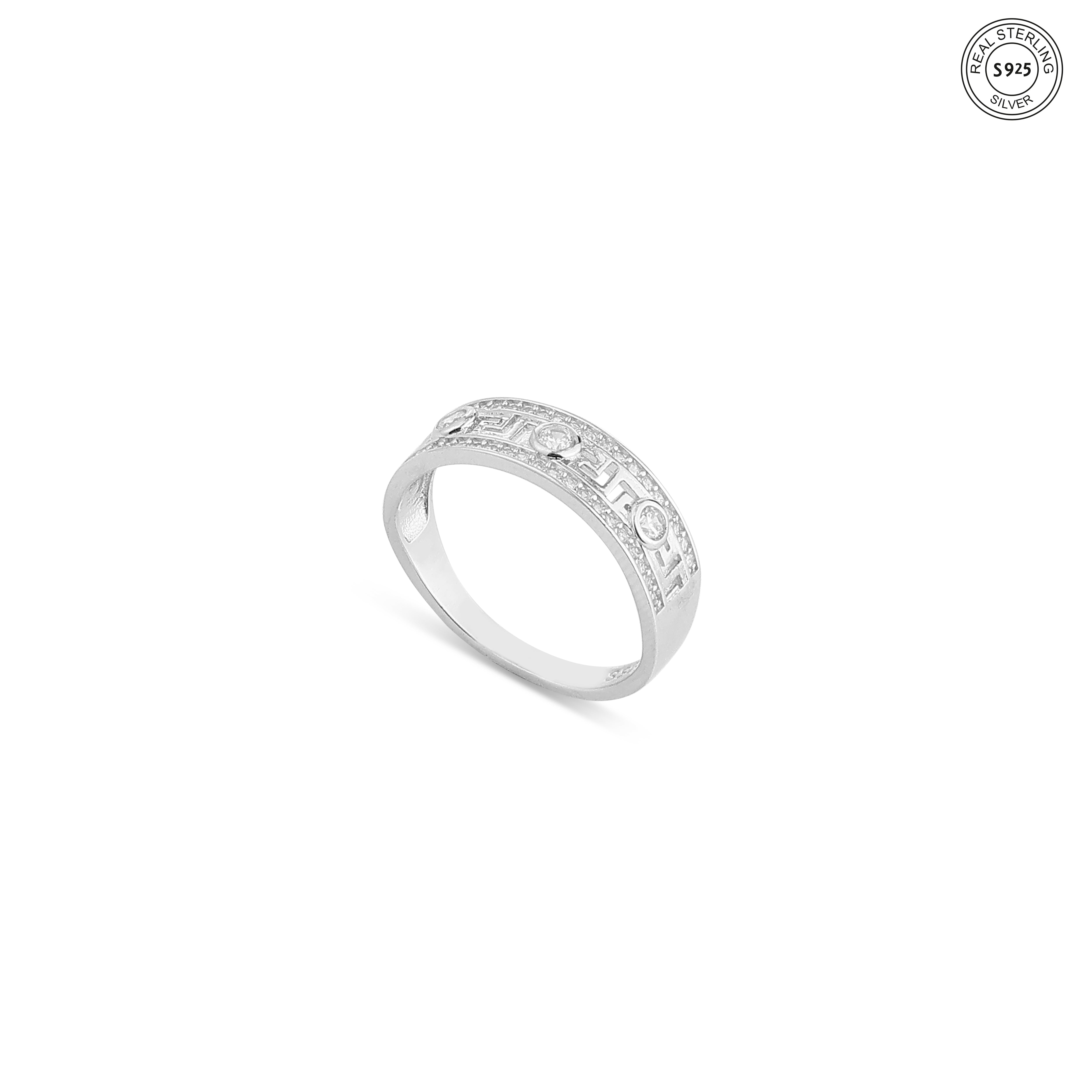 Royal Edge Silver Ring