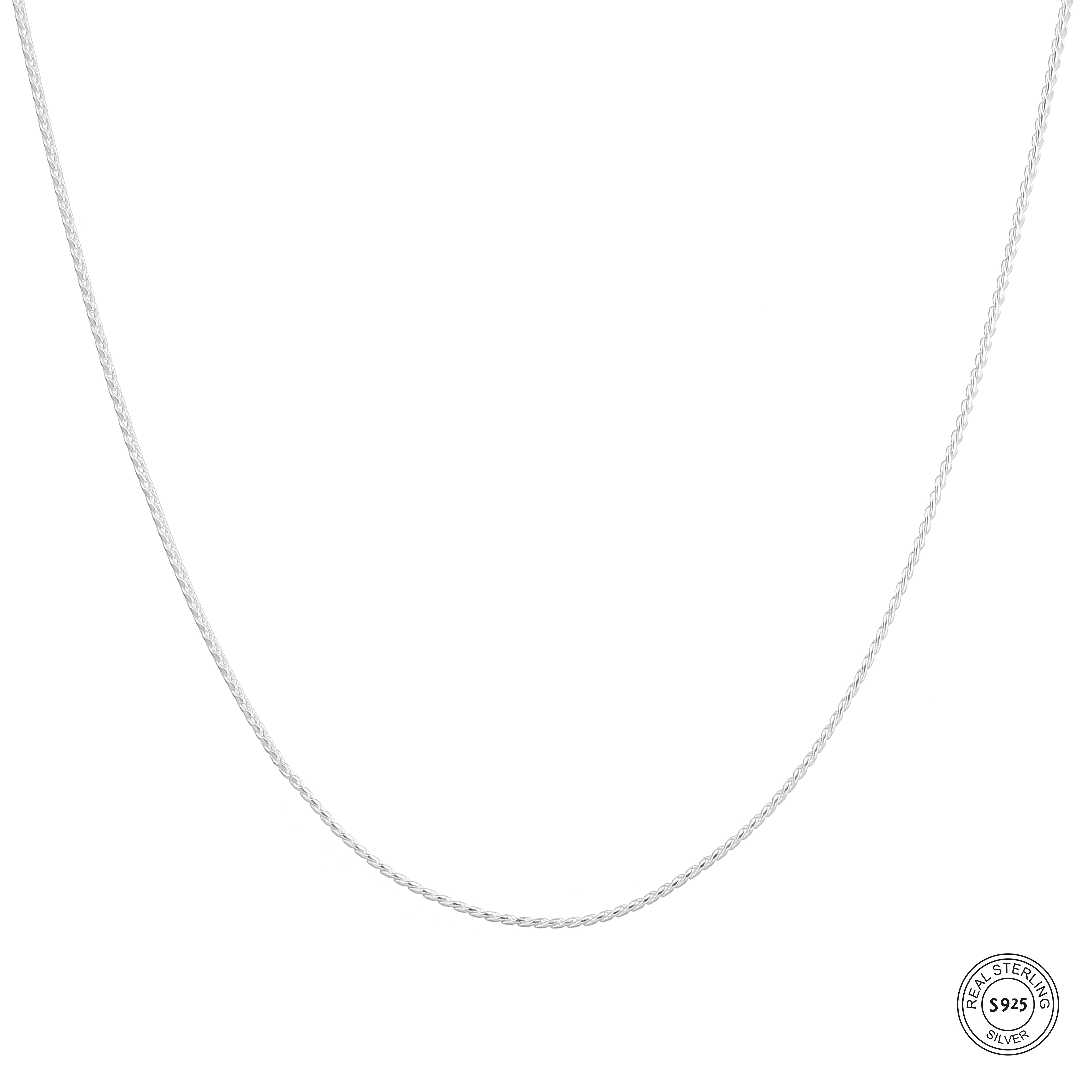 Classic Twist Silver Chain