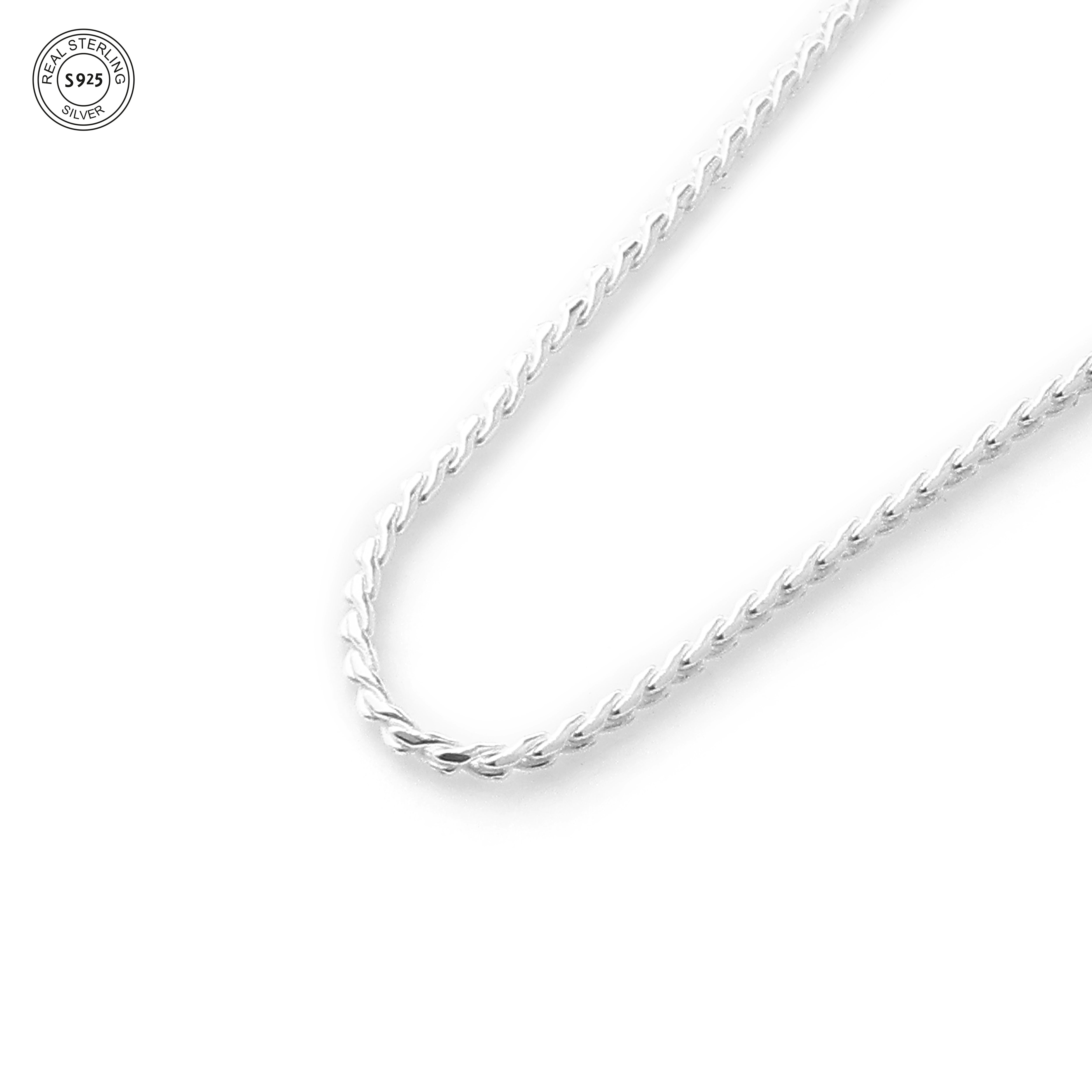 Classic Twist Silver Chain