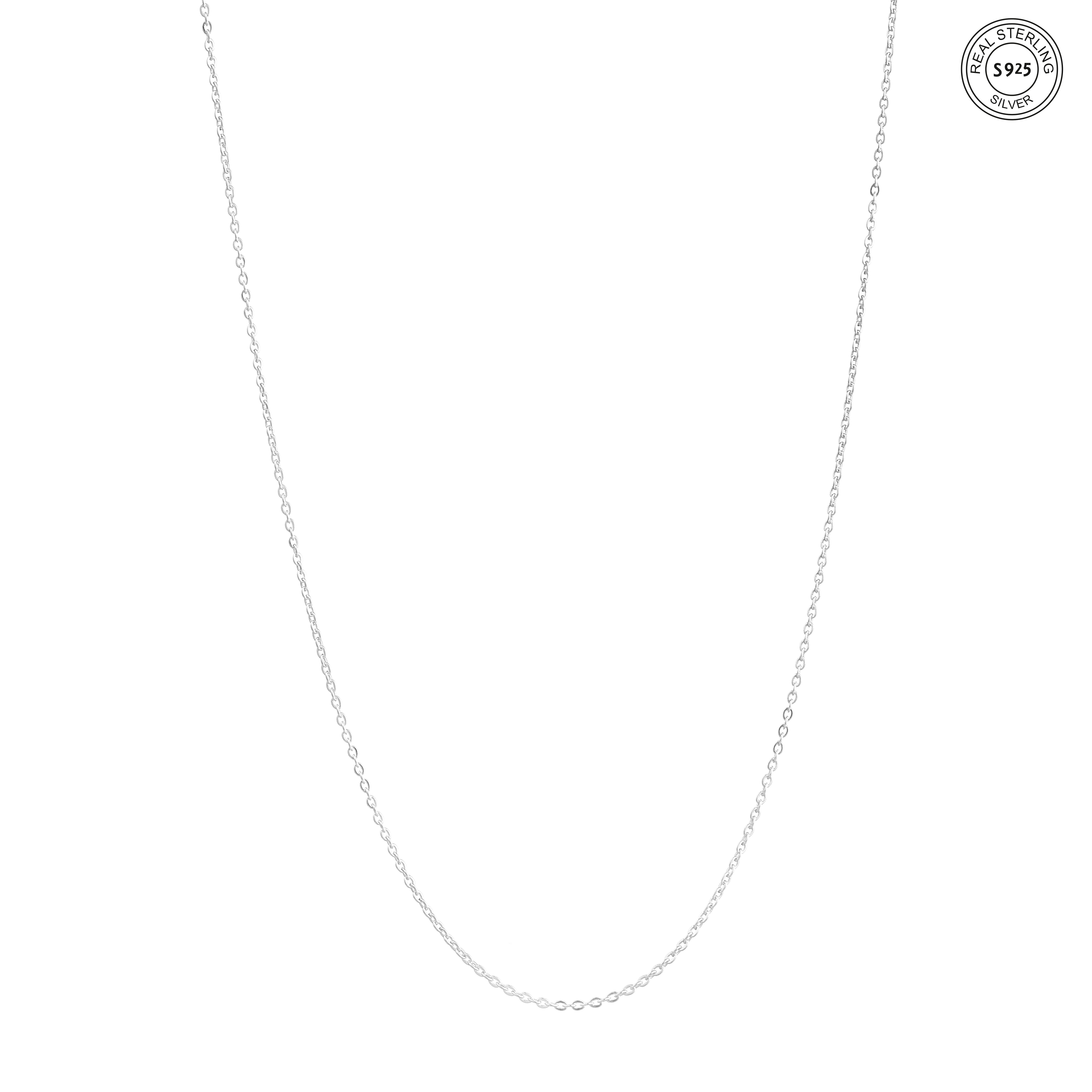 Chunky link silver chain trendy unisex jewelry