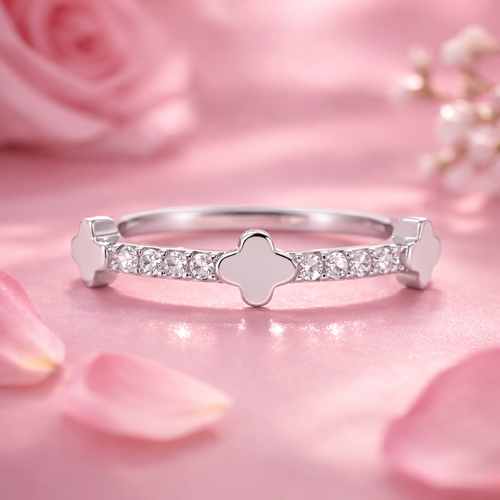 Dainty silver band ring 925 silver lightweight daily wear for girls