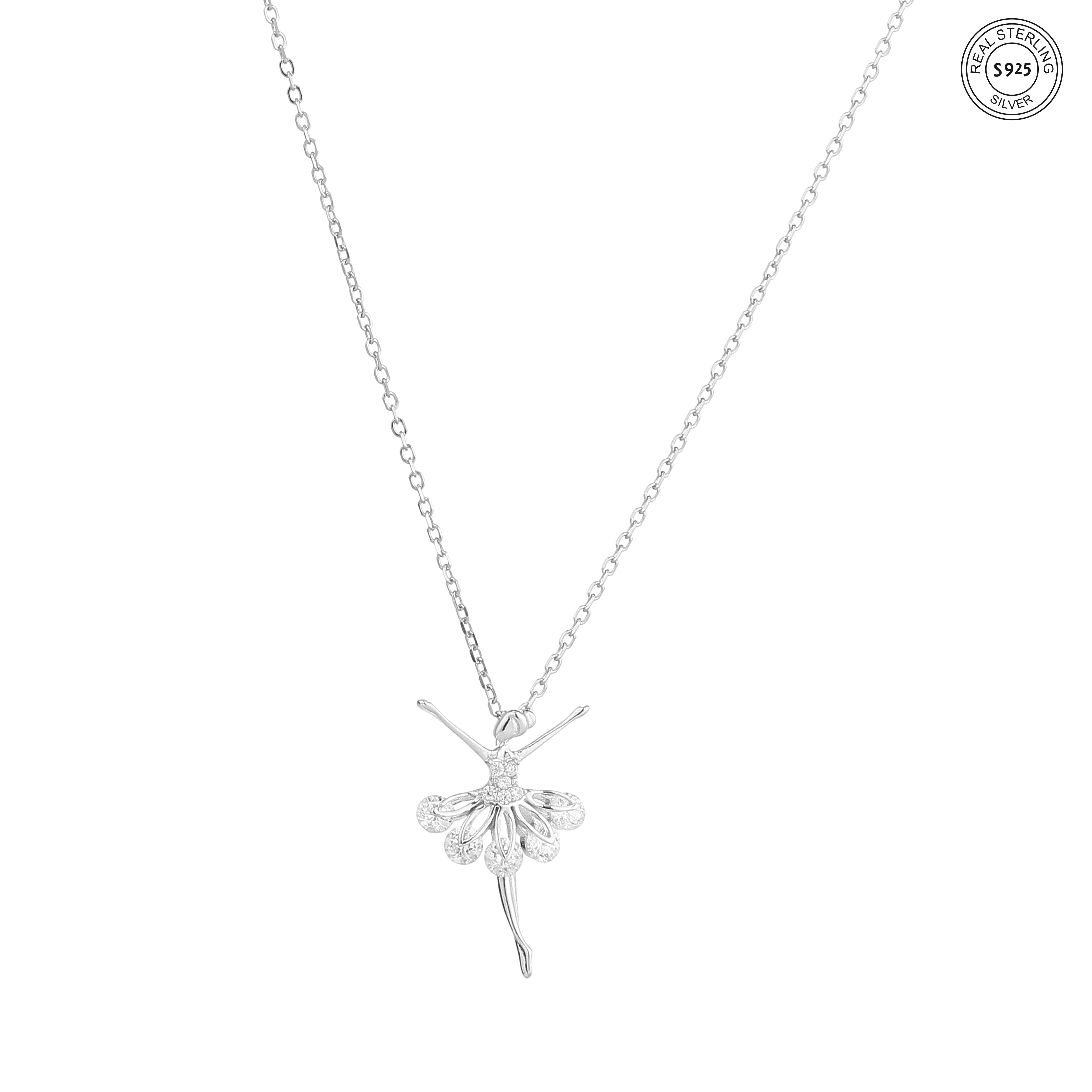 Dripping design silver pendant 925 for girls aesthetic jewelry