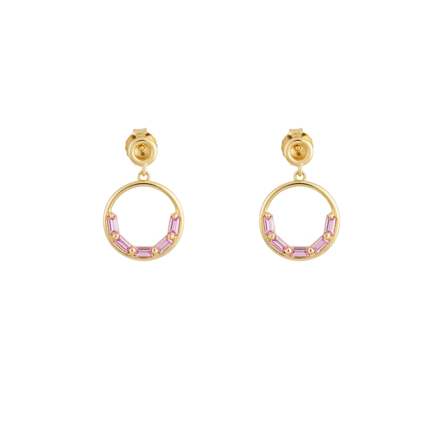 Urban Loop Silver Earrings
