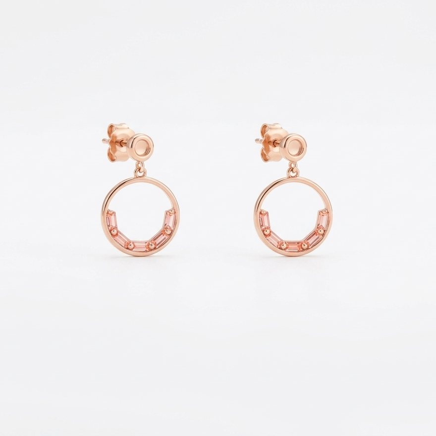 Urban Loop Silver Earrings