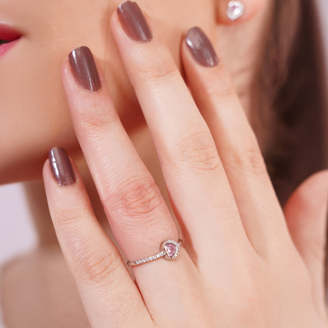 Stackable trio rings silver minimalist design