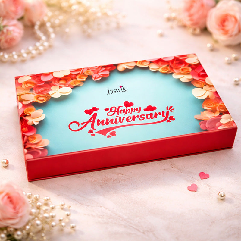 Happy Anniversary Silver coin gift box | Set of 5 coins