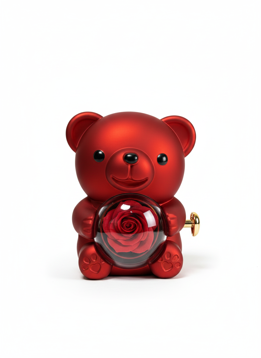 Red Teddy Gift Box