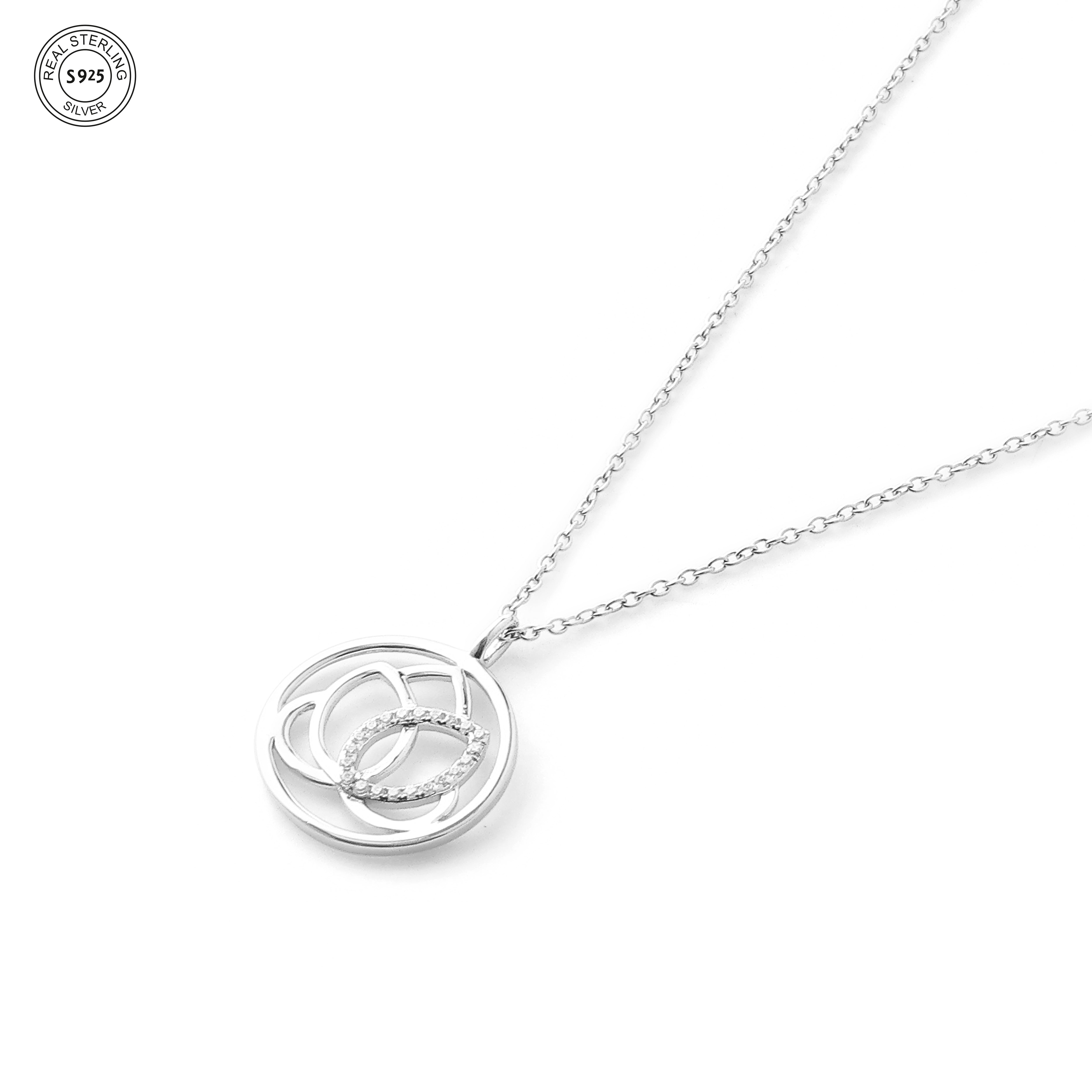 Eternal Lotus Silver Pendant