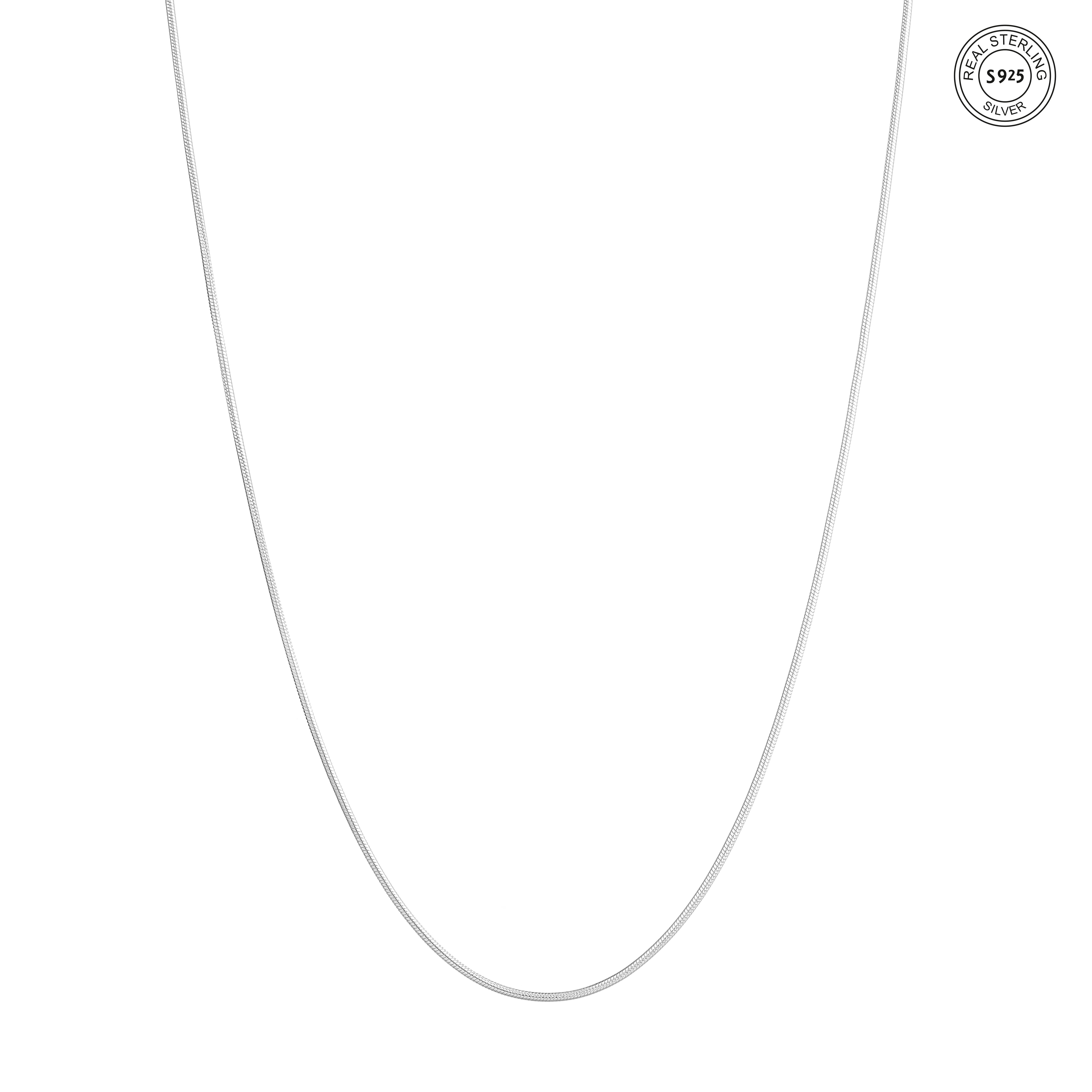 Smooth Flow Silver Chain
