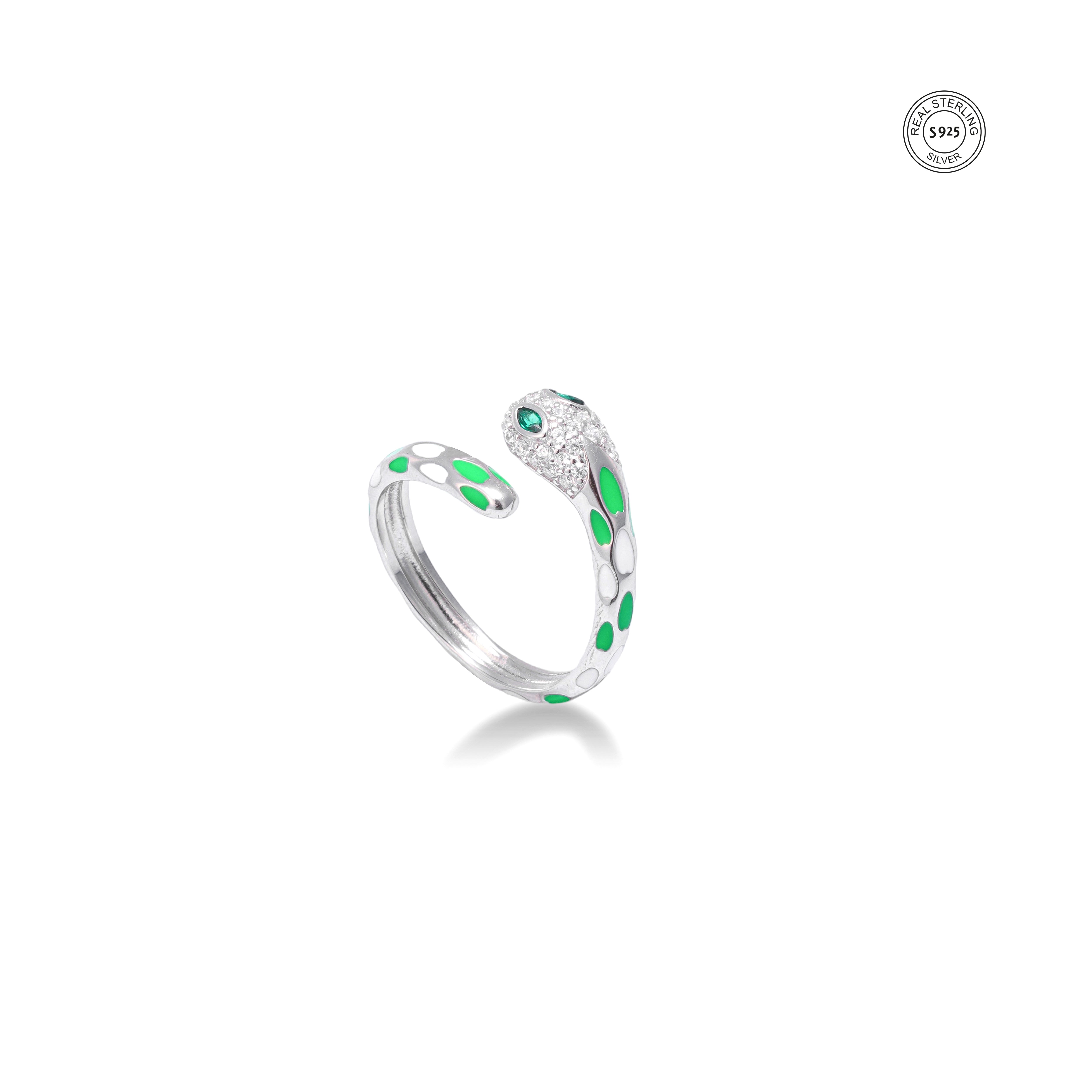 Bold silver statement ring unique designer style