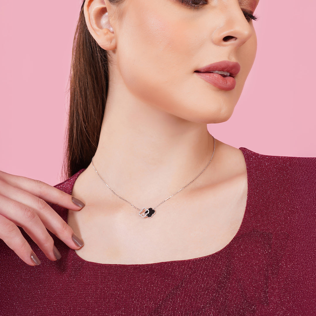 Connected souls pendant elegant romantic design