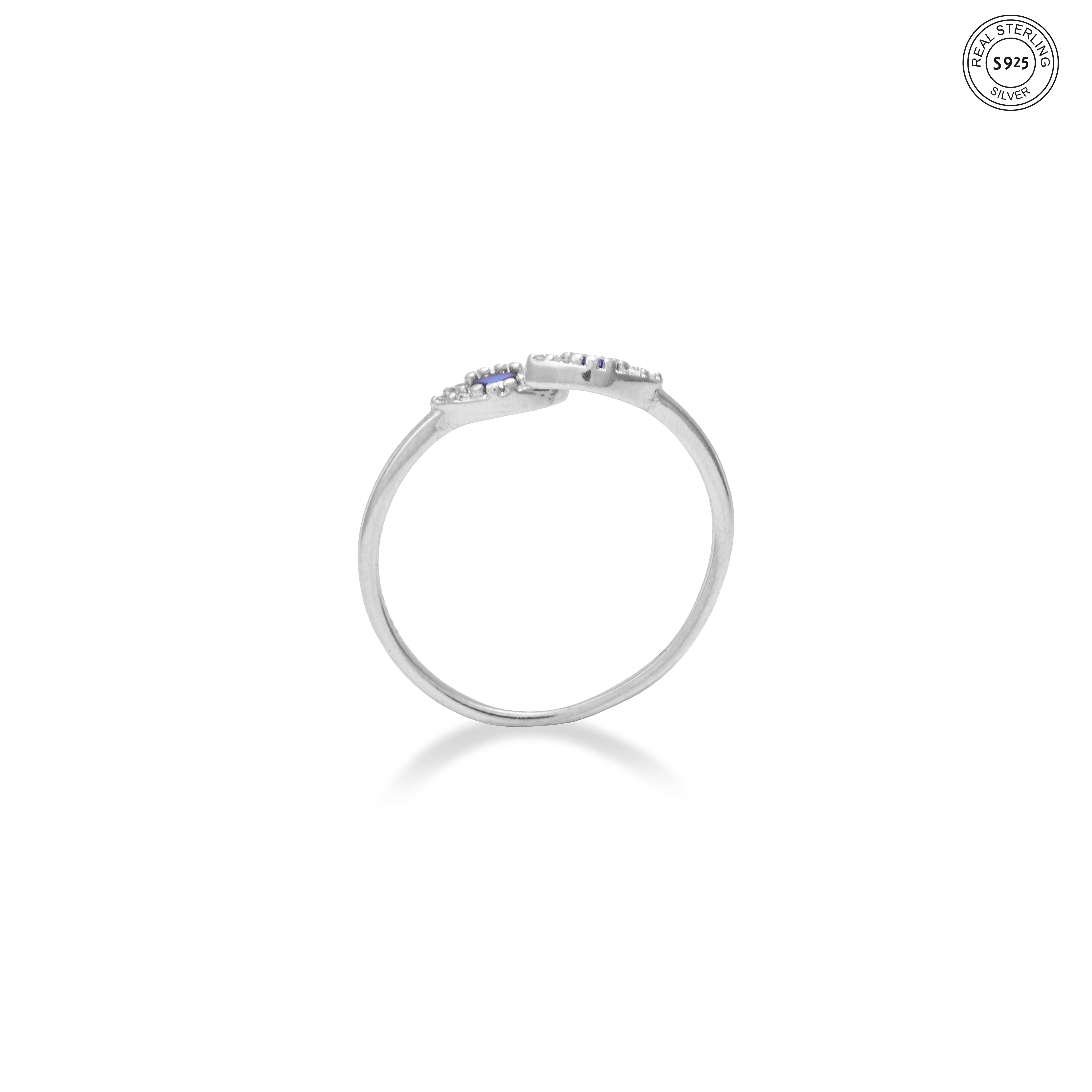 Evil eye ring design silver for women trendy aesthetic jewelry