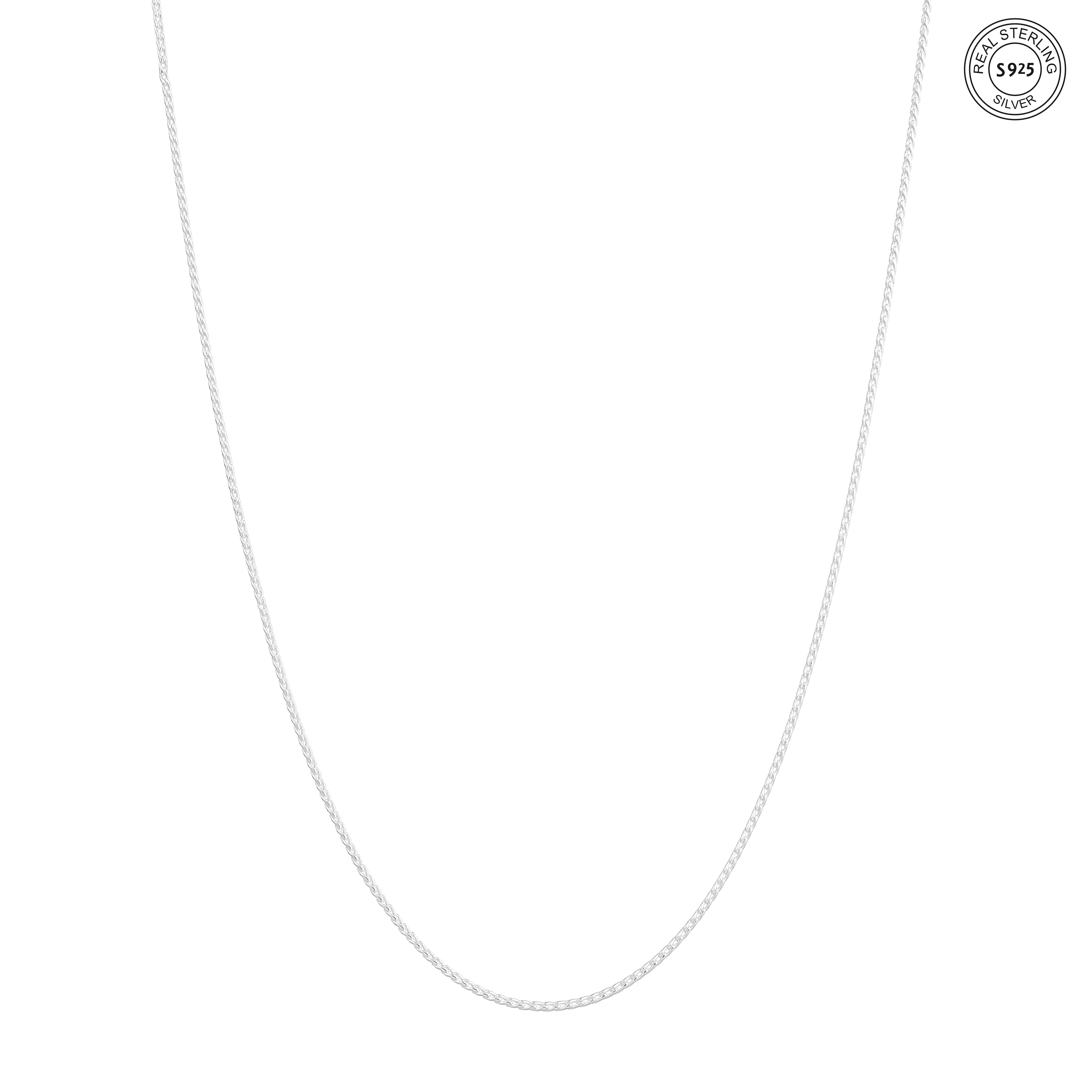 minimalist 925 silver chain for women classy daily wear necklace
