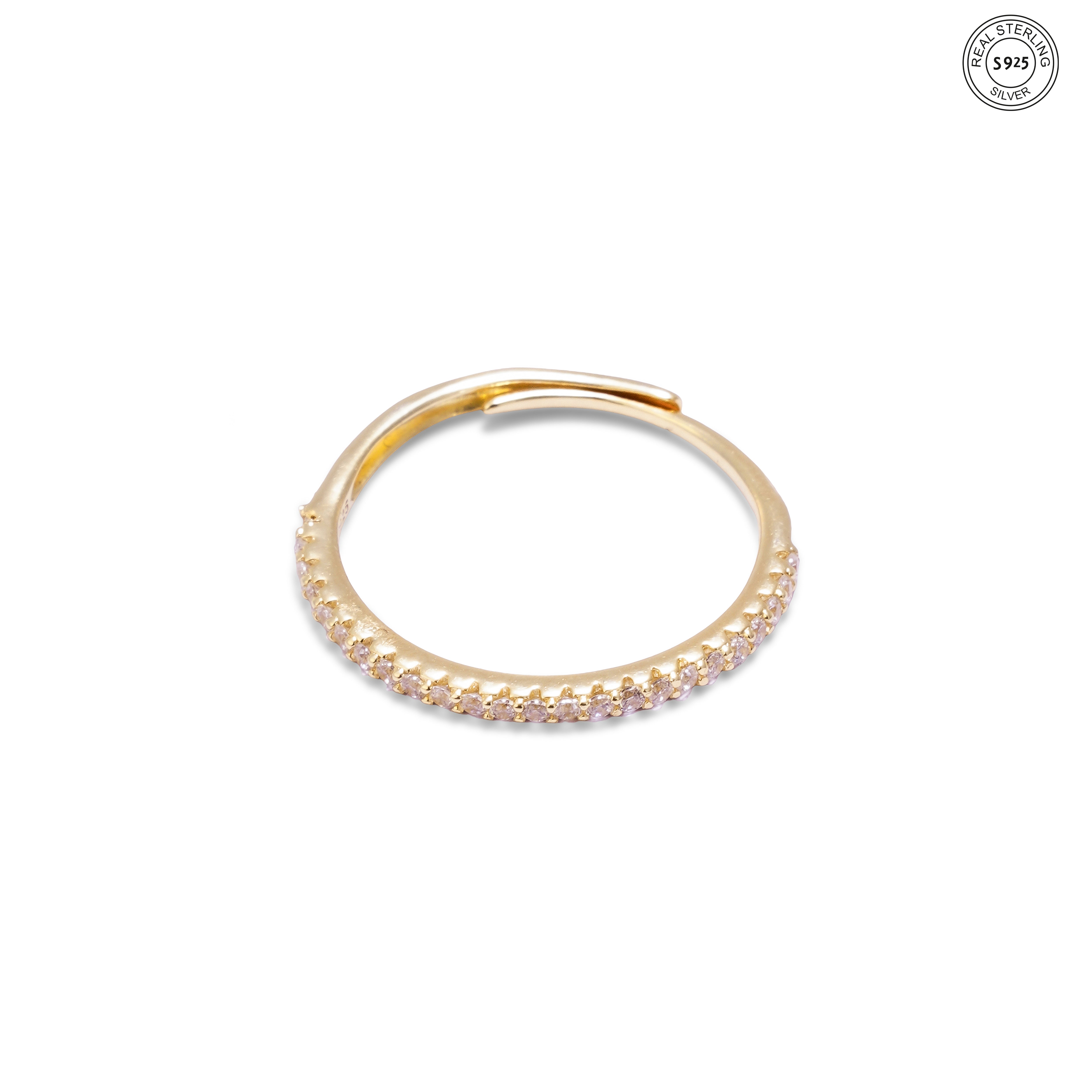 Minimalist double band silver rings elegant