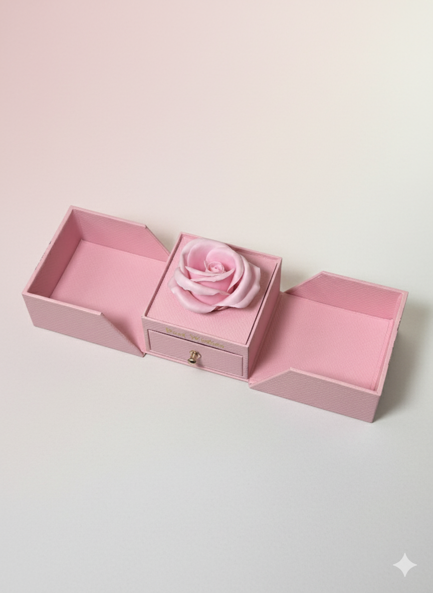 Romantic rose gift box elegant love packaging